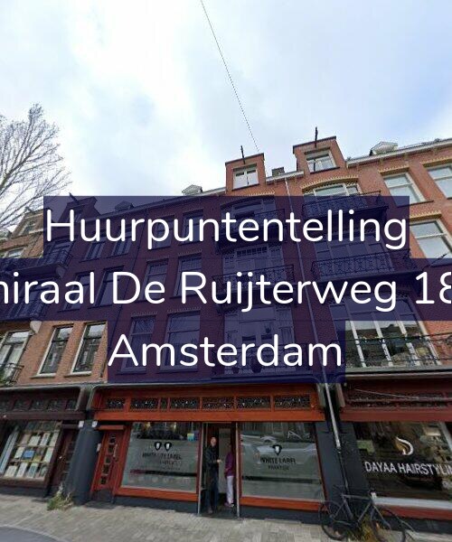 Foto gevel Huurpuntentelling voor Admiraal De Ruijterweg 183-3, Amsterdam