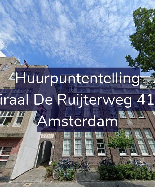 Foto gevel Huurpuntentelling voor Admiraal De Ruijterweg 410-E1, Amsterdam