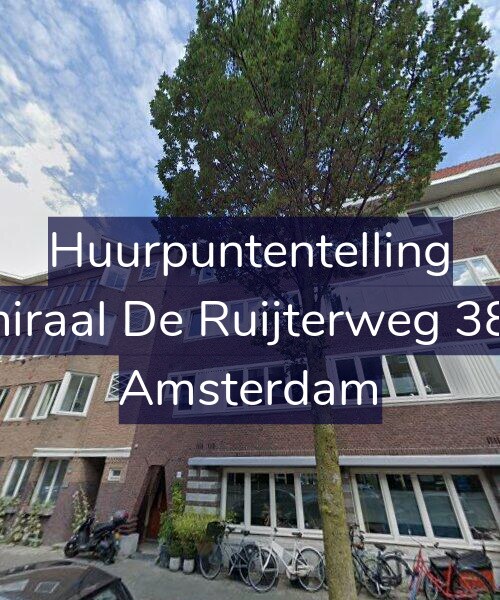 Foto gevel Huurpuntentelling voor Admiraal De Ruijterweg 380-3, Amsterdam