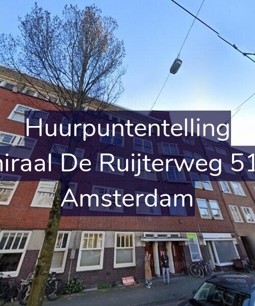 Foto gevel Huurpuntentelling voor Admiraal De Ruijterweg 513-H, Amsterdam