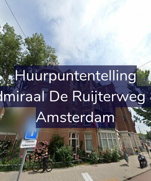 Foto gevel Huurpuntentelling voor Admiraal De Ruijterweg 88, Amsterdam