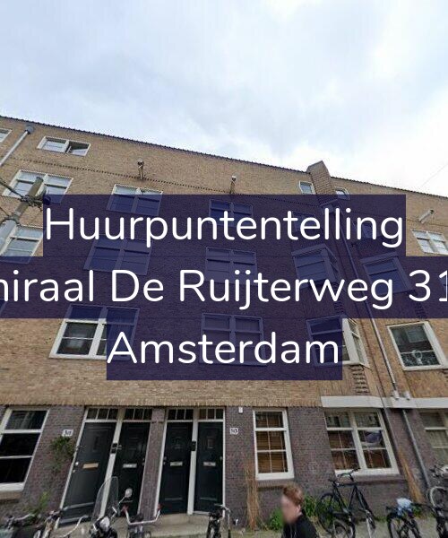 Foto gevel Huurpuntentelling voor Admiraal De Ruijterweg 313-2, Amsterdam