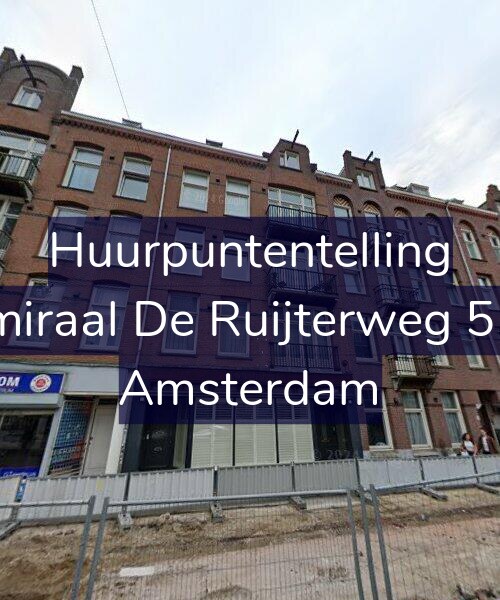 Foto gevel Huurpuntentelling voor Admiraal De Ruijterweg 51-H, Amsterdam
