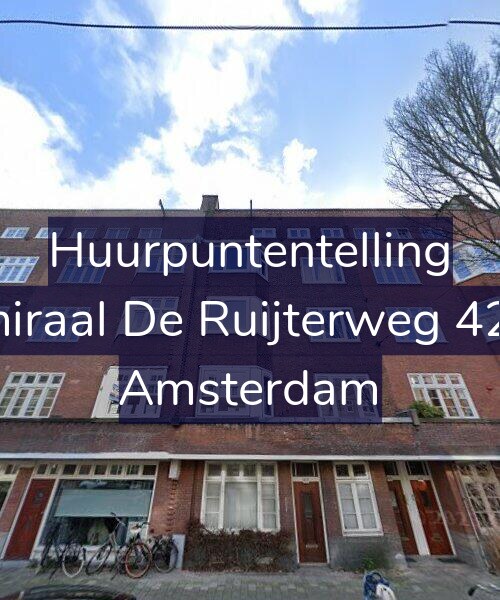 Foto gevel Huurpuntentelling voor Admiraal De Ruijterweg 429-1, Amsterdam