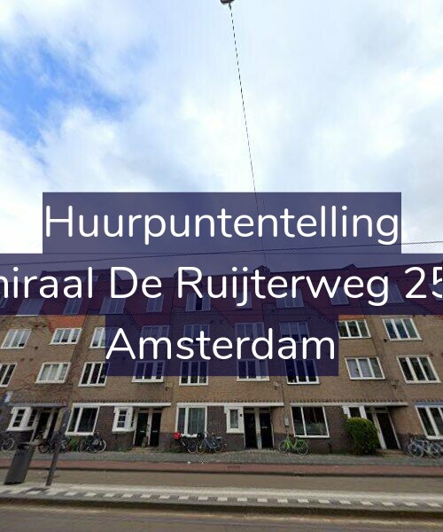 Foto gevel Huurpuntentelling voor Admiraal De Ruijterweg 256-2, Amsterdam