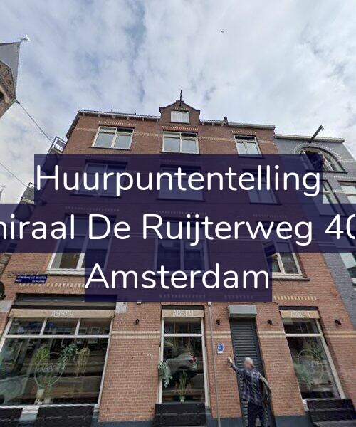 Foto gevel Huurpuntentelling voor Admiraal De Ruijterweg 404-1, Amsterdam