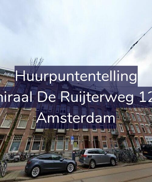 Foto gevel Huurpuntentelling voor Admiraal De Ruijterweg 123-3, Amsterdam