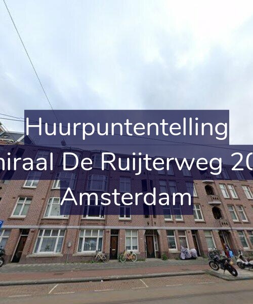 Foto gevel Huurpuntentelling voor Admiraal De Ruijterweg 208-1, Amsterdam