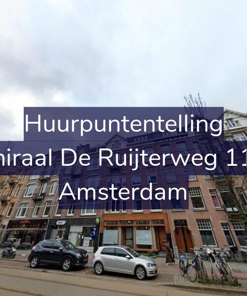 Foto gevel Huurpuntentelling voor Admiraal De Ruijterweg 111-2, Amsterdam
