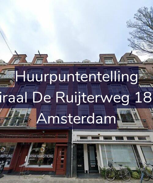 Foto gevel Huurpuntentelling voor Admiraal De Ruijterweg 187-4B, Amsterdam