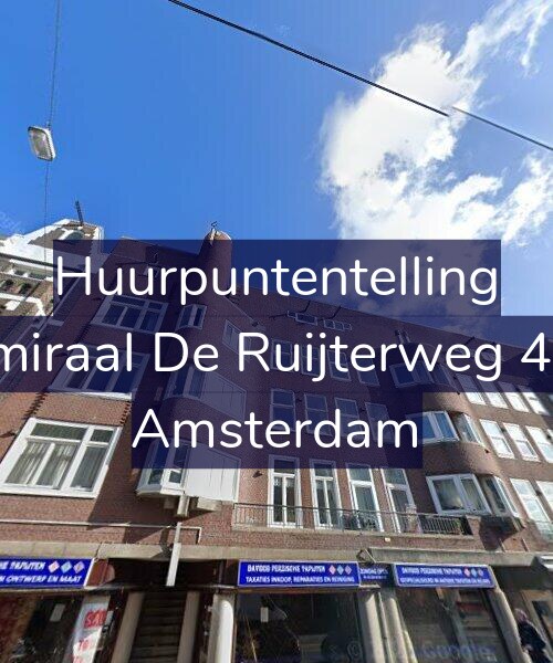 Foto gevel Huurpuntentelling voor Admiraal De Ruijterweg 48-2, Amsterdam