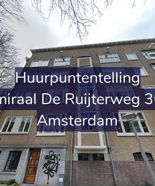 Foto gevel Huurpuntentelling voor Admiraal De Ruijterweg 36-H, Amsterdam