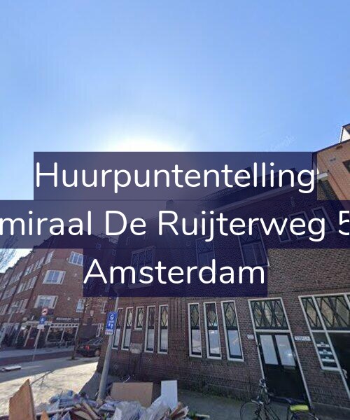 Foto gevel Huurpuntentelling voor Admiraal De Ruijterweg 537, Amsterdam