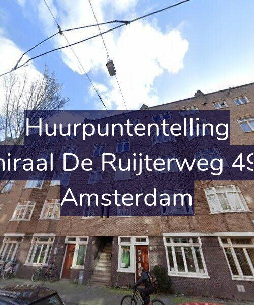 Foto gevel Huurpuntentelling voor Admiraal De Ruijterweg 491-1, Amsterdam