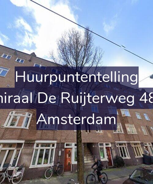 Foto gevel Huurpuntentelling voor Admiraal De Ruijterweg 489-3, Amsterdam