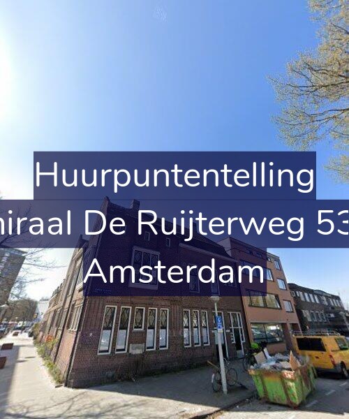 Foto gevel Huurpuntentelling voor Admiraal De Ruijterweg 539-A, Amsterdam