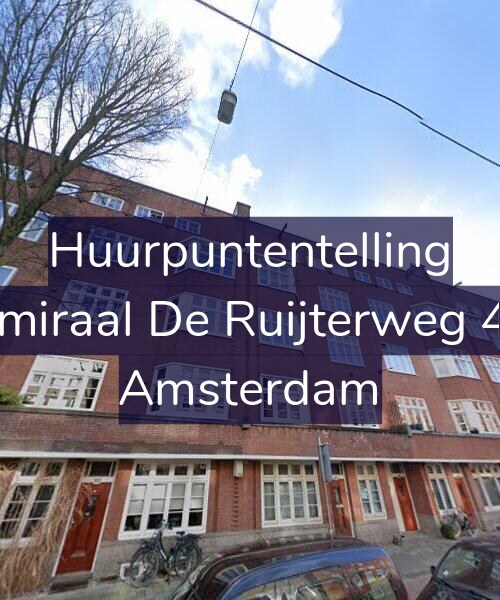 Foto gevel Huurpuntentelling voor Admiraal De Ruijterweg 433, Amsterdam