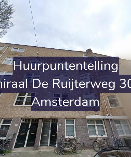 Foto gevel Huurpuntentelling voor Admiraal De Ruijterweg 305-3, Amsterdam