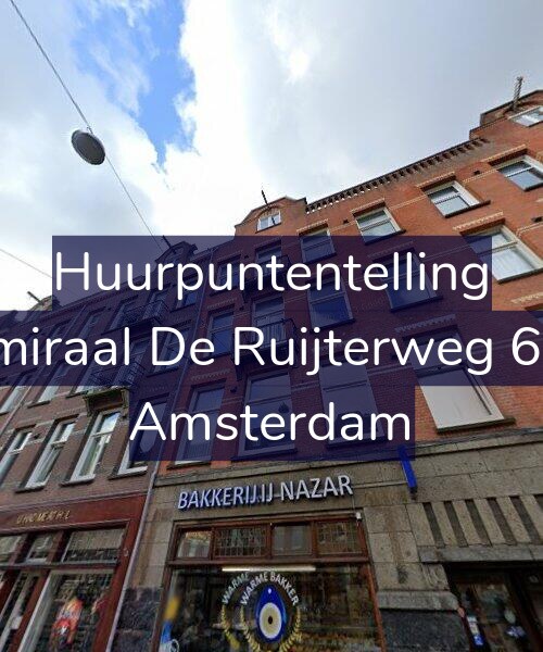 Foto gevel Huurpuntentelling voor Admiraal De Ruijterweg 69-3, Amsterdam