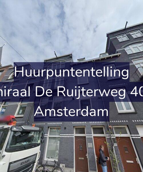 Foto gevel Huurpuntentelling voor Admiraal De Ruijterweg 400-2, Amsterdam