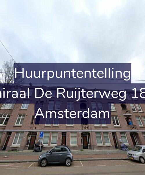 Foto gevel Huurpuntentelling voor Admiraal De Ruijterweg 188-H, Amsterdam