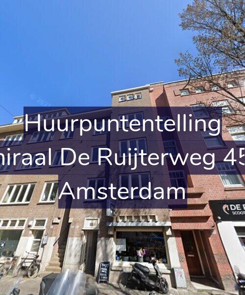 Foto gevel Huurpuntentelling voor Admiraal De Ruijterweg 450-1, Amsterdam