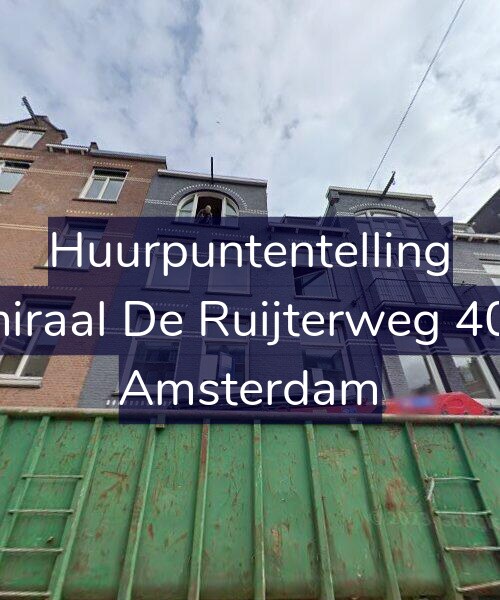 Foto gevel Huurpuntentelling voor Admiraal De Ruijterweg 402-1, Amsterdam