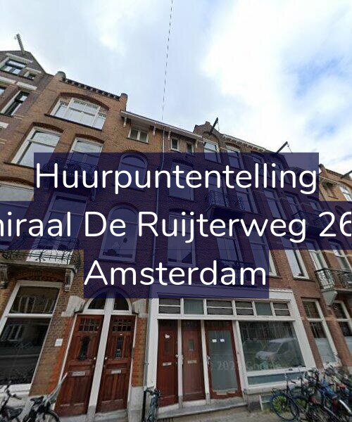 Foto gevel Huurpuntentelling voor Admiraal De Ruijterweg 261-H, Amsterdam