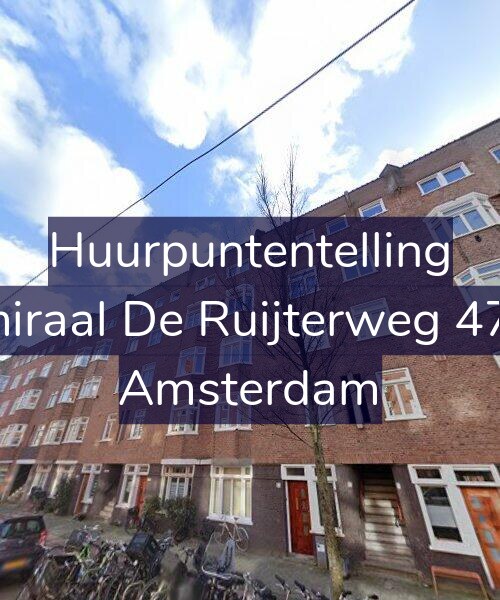 Foto gevel Huurpuntentelling voor Admiraal De Ruijterweg 473-3, Amsterdam
