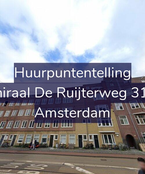 Foto gevel Huurpuntentelling voor Admiraal De Ruijterweg 318-A, Amsterdam