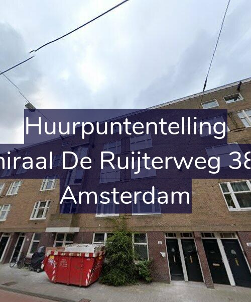 Foto gevel Huurpuntentelling voor Admiraal De Ruijterweg 381-3, Amsterdam