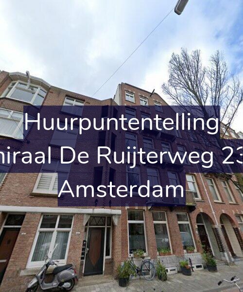 Foto gevel Huurpuntentelling voor Admiraal De Ruijterweg 235-2, Amsterdam