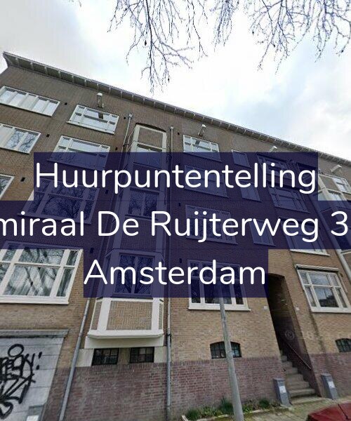 Foto gevel Huurpuntentelling voor Admiraal De Ruijterweg 34-2, Amsterdam