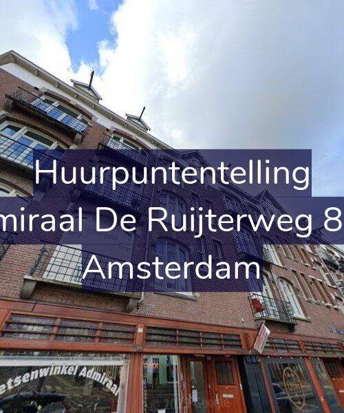 Foto gevel Huurpuntentelling voor Admiraal De Ruijterweg 81-3, Amsterdam