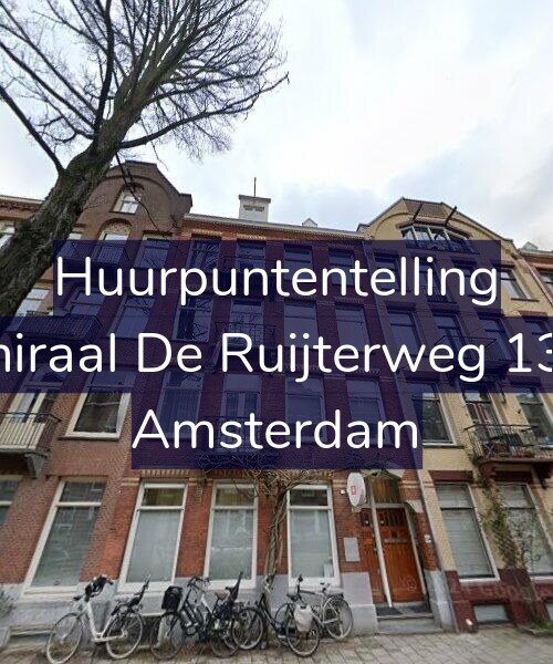 Foto gevel Huurpuntentelling voor Admiraal De Ruijterweg 134-2, Amsterdam