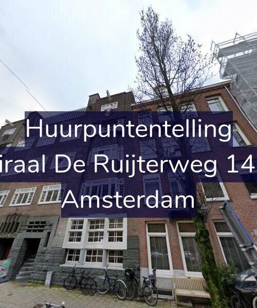 Foto gevel Huurpuntentelling voor Admiraal De Ruijterweg 148-4B, Amsterdam