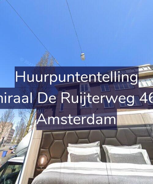 Foto gevel Huurpuntentelling voor Admiraal De Ruijterweg 468-3, Amsterdam