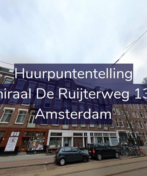 Foto gevel Huurpuntentelling voor Admiraal De Ruijterweg 135-3, Amsterdam