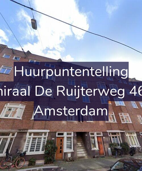 Foto gevel Huurpuntentelling voor Admiraal De Ruijterweg 465-3, Amsterdam