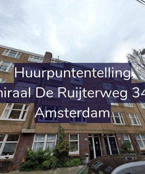 Foto gevel Huurpuntentelling voor Admiraal De Ruijterweg 349-3, Amsterdam