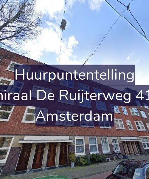 Foto gevel Huurpuntentelling voor Admiraal De Ruijterweg 413-3, Amsterdam