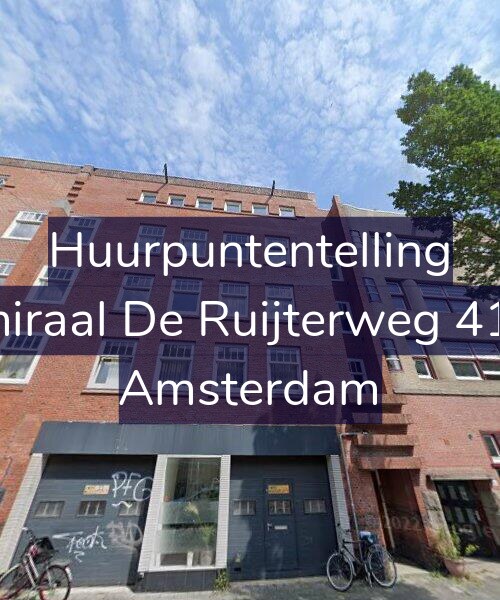 Foto gevel Huurpuntentelling voor Admiraal De Ruijterweg 418-4, Amsterdam