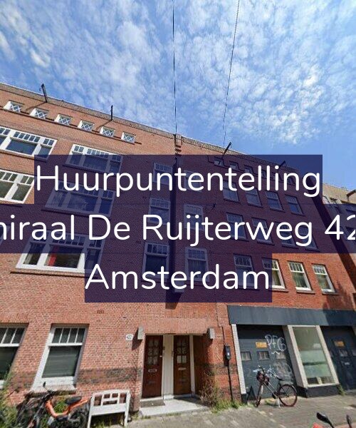Foto gevel Huurpuntentelling voor Admiraal De Ruijterweg 420-4, Amsterdam