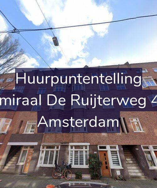 Foto gevel Huurpuntentelling voor Admiraal De Ruijterweg 463, Amsterdam
