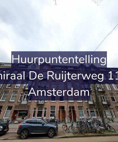 Foto gevel Huurpuntentelling voor Admiraal De Ruijterweg 119-3, Amsterdam