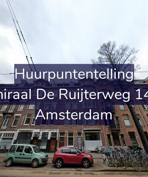 Foto gevel Huurpuntentelling voor Admiraal De Ruijterweg 141-1, Amsterdam