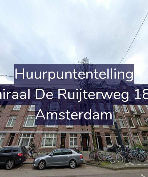 Foto gevel Huurpuntentelling voor Admiraal De Ruijterweg 180-H, Amsterdam
