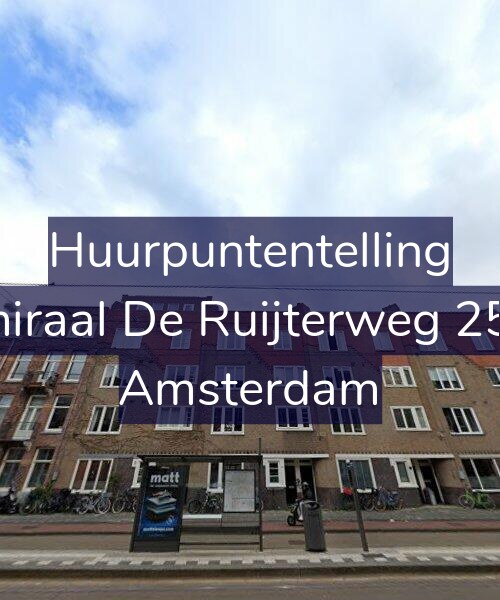 Foto gevel Huurpuntentelling voor Admiraal De Ruijterweg 258-3, Amsterdam
