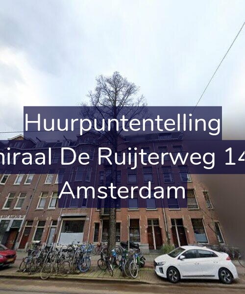 Foto gevel Huurpuntentelling voor Admiraal De Ruijterweg 143-2, Amsterdam