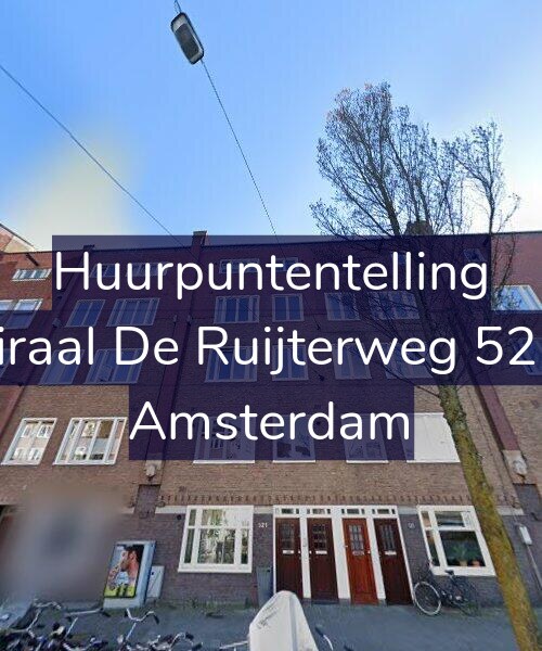 Foto gevel Huurpuntentelling voor Admiraal De Ruijterweg 521-A3, Amsterdam